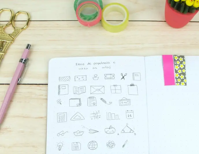 Desenhos para planner, bullet jorunal e agendas 1
