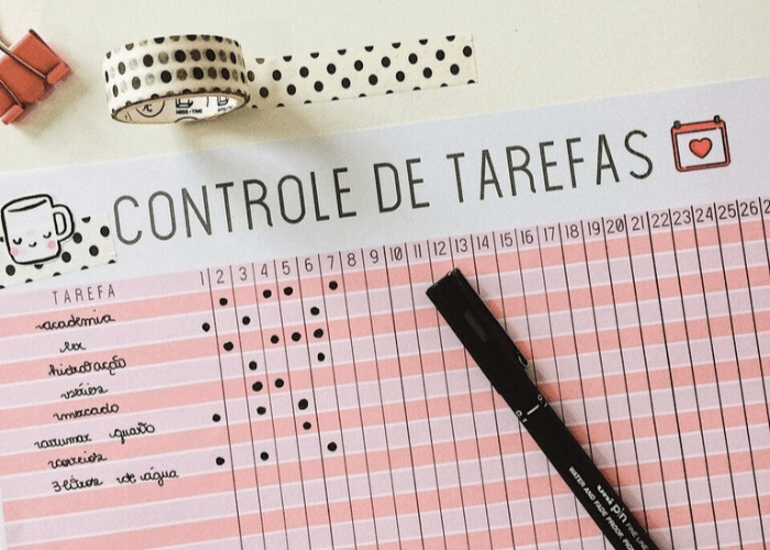 Tracker de hábitos ou lista de tarefas: qual é o melhor para você? (+ freebie para baixar) planner bullet journal