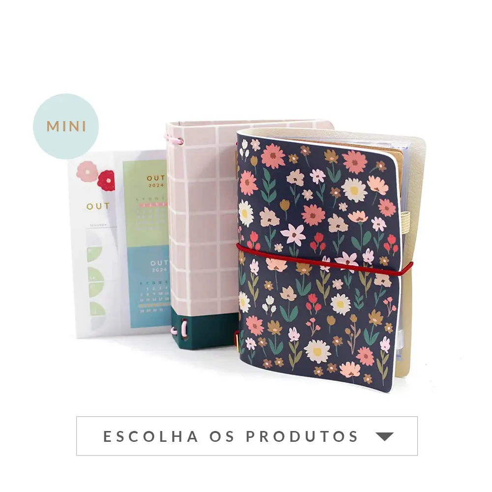 Planner A.Craft – Mini agenda permanente – Coleção Serendipia - Un - A.Craft