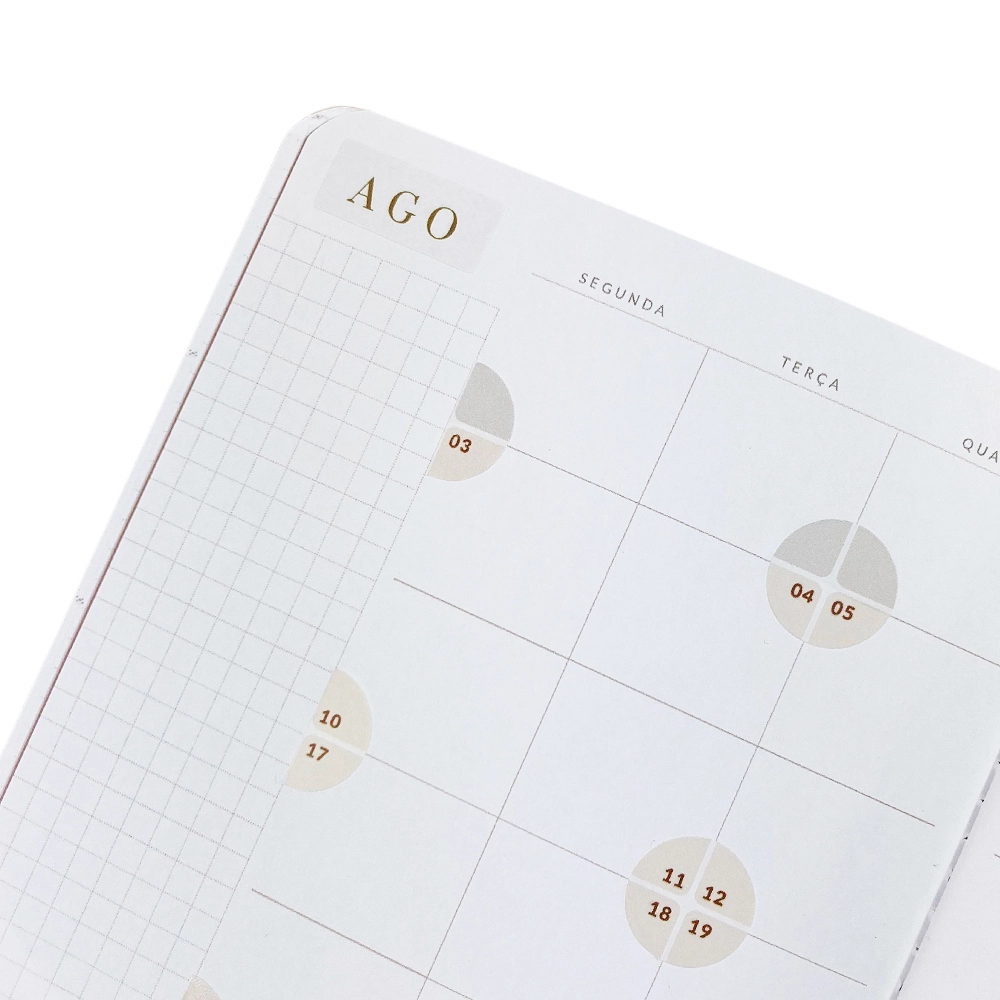 Adesivos para datar planner agenda Acraft 2026 - 3° trimestre 02